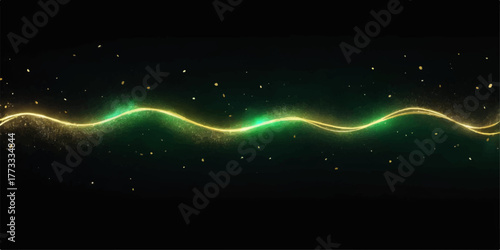 🌌 Abstract light background with glowing lines depicting a blue star nebula in space