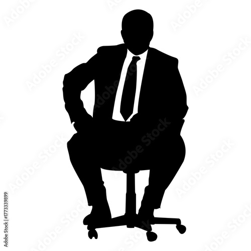 Seated Businessman