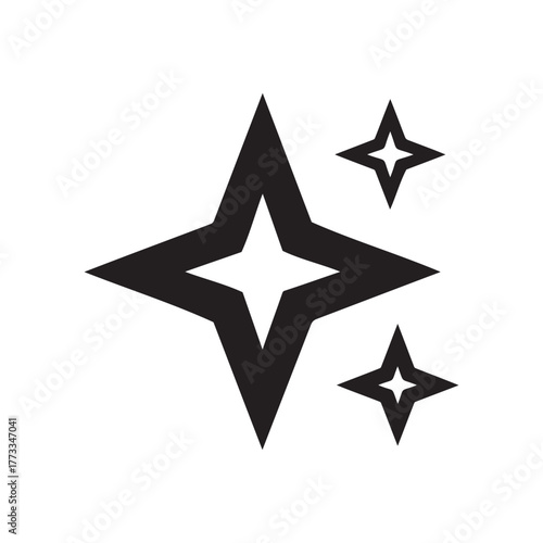 Collection of nine black and white icons representing various digital concepts and tools, set against a plain background