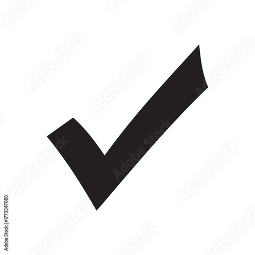 Black check mark symbol
