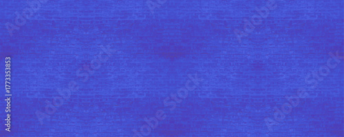 Blue brick wall texture as background or wallpaper for inserting text. 