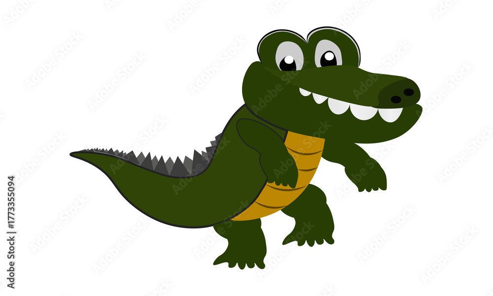 Naklejka premium Crocodile Logos