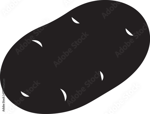 vector illustration of an potato