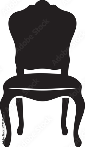 chair silhouette vector