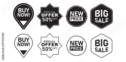 Promotion sale poster banner collection. Sale, discount, best price, special offer