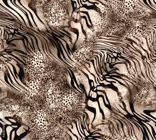  pattern for textiles made of zebra skin.Abstract Zebra pattern design, vector illustration background. wildlife fur skin design illustration.