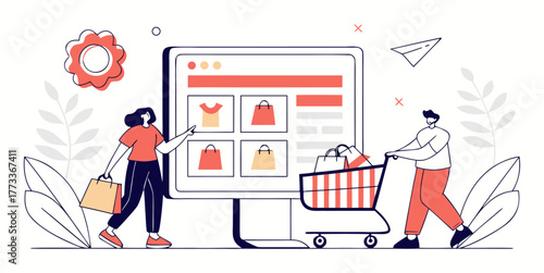 Enjoy seamless online shopping with friends, browsing products and filling carts with retail deals