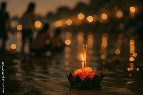 แสงกระทงกลางความมืด / Floating Krathong Light in the Dark