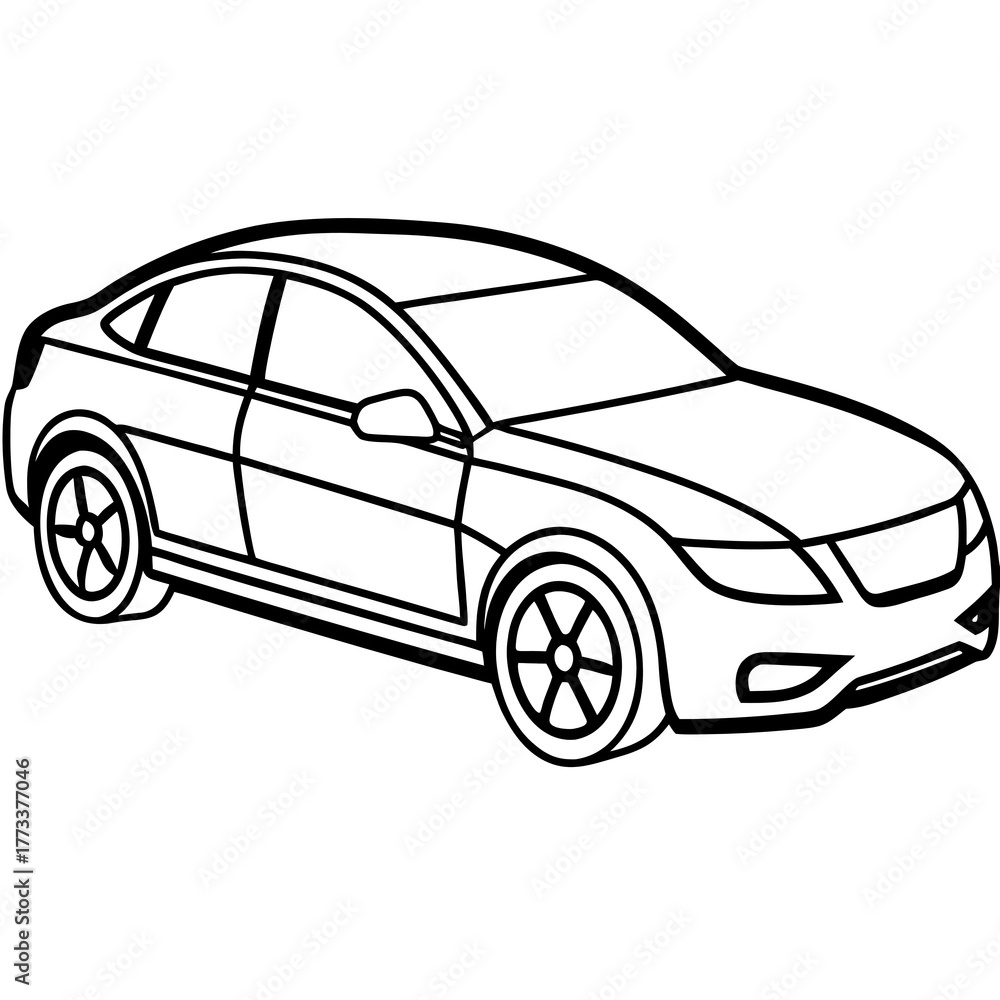 Obraz premium car vector illustration