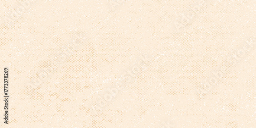 Vector texture of old white rice paper. Vintage kraft background with texture dot, splatter, speckles, sand.