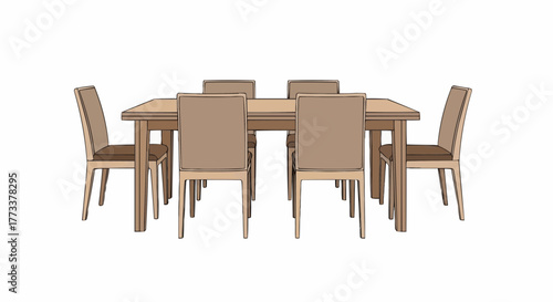 table and chairs