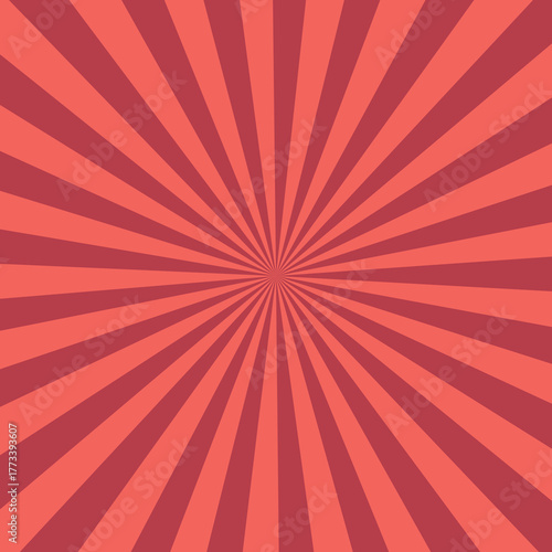 Coral Sunburst Background With Radial Stripes  coral, background, sunburst, radial