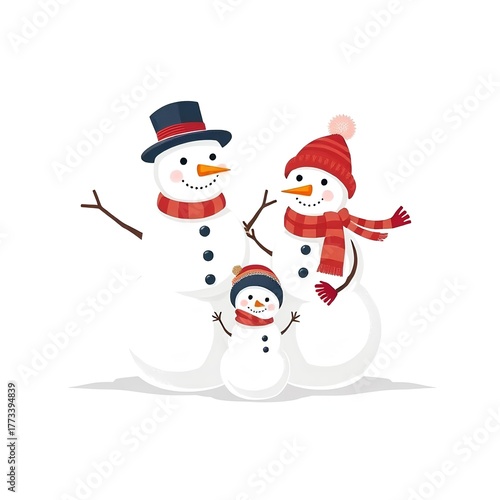 Snowman Family