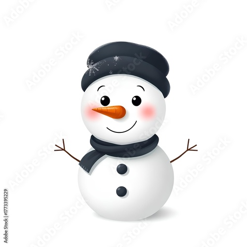 Frosty Snowman with Hat