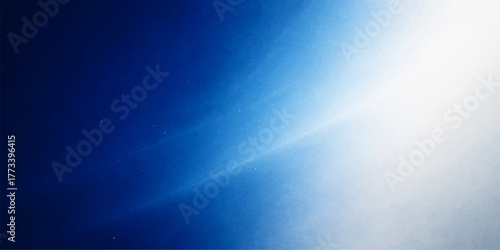 Beautiful abstract blue background with fluffy white clouds and bright summer sunlight