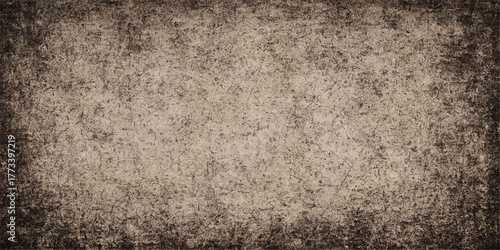 A dark, black leather texture background with an old, brown, vintage grunge wall pattern