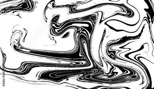 Beautiful drawing with the divorces and wavy lines in gray tones for wallpapers The texture of black and white marble for a pattern of packaging.