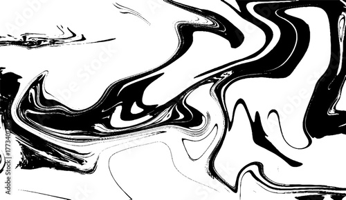 Black and white abstract chaotic grunge pattern for Abstract white background design resource.