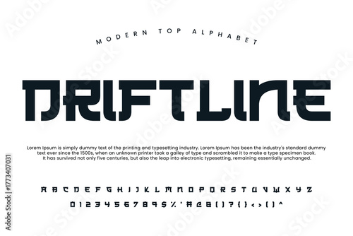 Asian chinese font and Japanese alphabet lettering 
font vector typeface