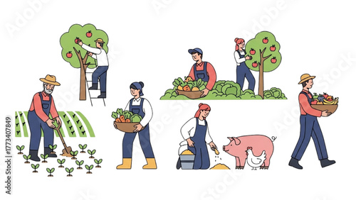 Farming and Agriculture A Collection of Rural Life Activities