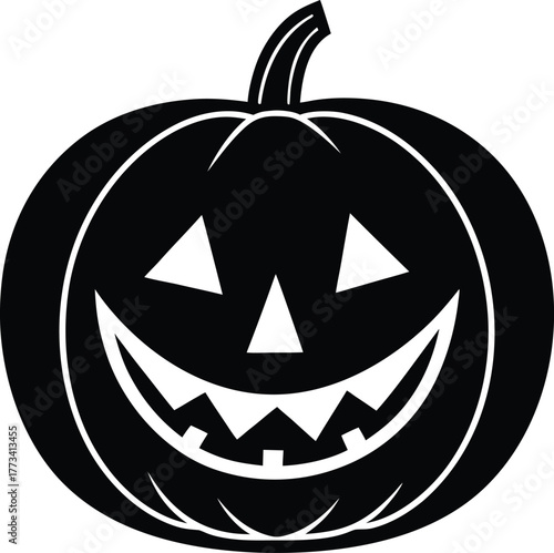 a carved glowing halloween pumpkin  jack o  lante.eps