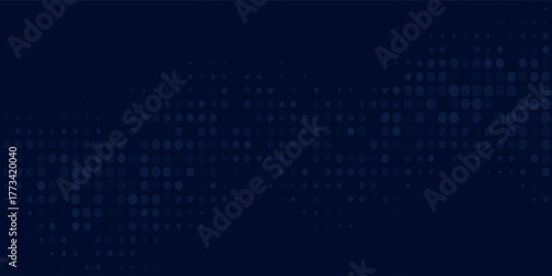 Dot white blue wave light screen gradient texture background. Abstract technology big data digital background.