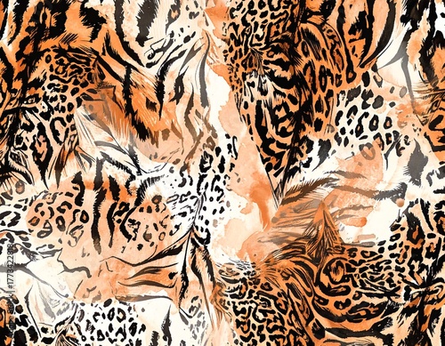 abstract animal print texture design	