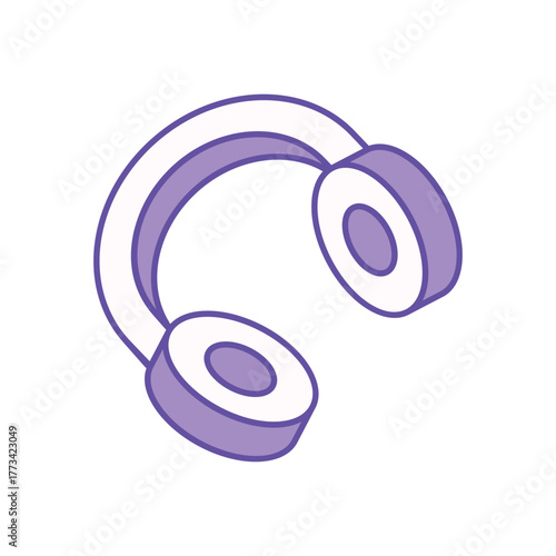 Earmuffs icon clean and modern vector illustration