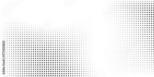 Rectangle mesh gradient texture. Vanishing polka dot modern