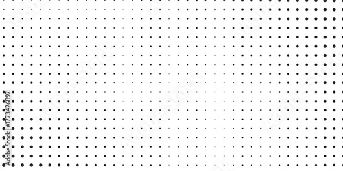 Dotted halftone gradient texture. Vanishing polka dot modern abstract art