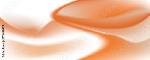 Liquid cream background. Cream and white. Vector illustration.