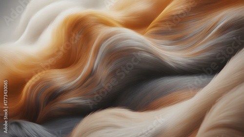 Soft and flowing abstract background with warm, earthy tones creating a cozy and inviting atmosphere, perfect for adding a touch of organic elegance to designs