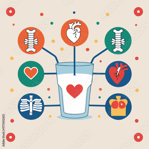 National Milk Day Vector Collection — Minimal Glass, Cute Cartons, Dairy Farm, Milk Splash Art, Cow Line Icons & Healthy Nutrition Illustrations