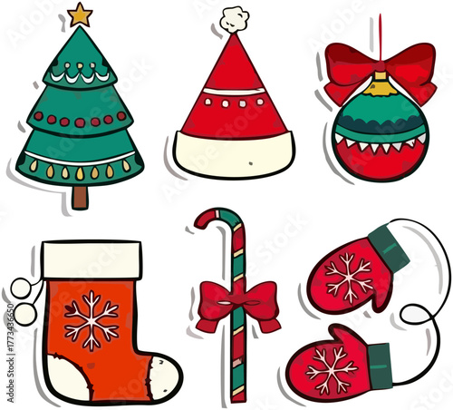 Cutee Christmass Iconn Sett i...
