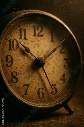 Wallpaper Mural Dust on Vintage Clock in Soft Light Torontodigital.ca