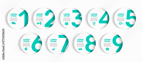 Infographic design template with place for your data. Vector illustration.