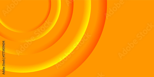 orange abstract background with layered concentric circles and soft shadow gradients. Perfect for energetic, creative, or summer-themed designs.