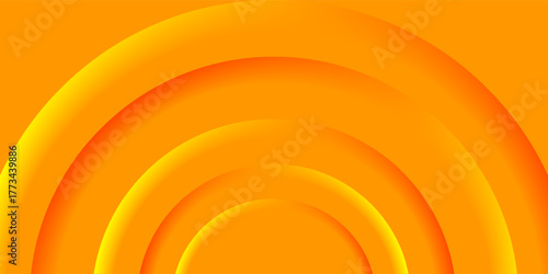 orange abstract background with layered concentric circles and soft shadow gradients. Perfect for energetic, creative, or summer-themed designs.