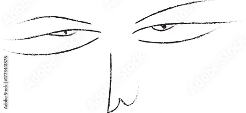 Hand Drawn Simple Forest Trees Sketch