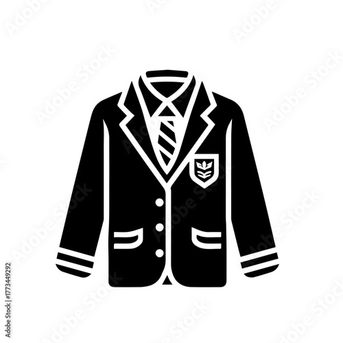 Stylish School Uniform Vector Illustration