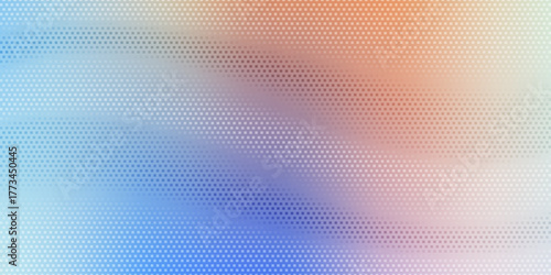 Geometric colored squares on an orange background. A graphic design template with soft gradients for posters, slides, and landing pages.