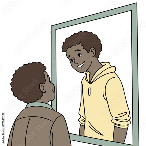 Inner Child Healing and Self-Compassion Concept. Perfect for therapy illustrations, emotional recovery visuals, mindfulness workshops, self-help branding