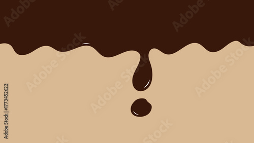 coffee and chocolate splash vector
