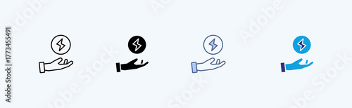 Ecology Multiple Cicon Illustration Vector