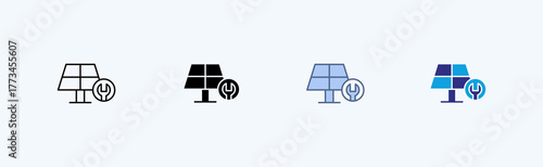 Repair Multiple Cicon Illustration Vector