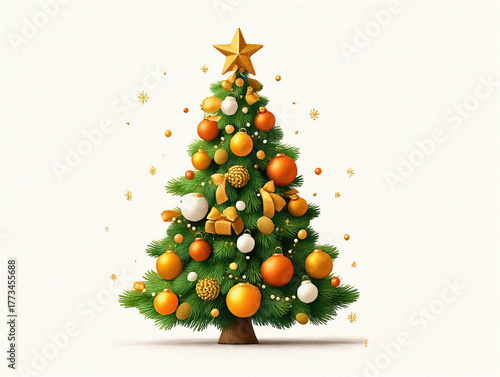 a simple Christmas tree iso...