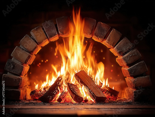 classic fireplace poker