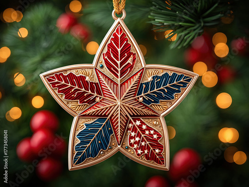 patriotic Christmas decoration