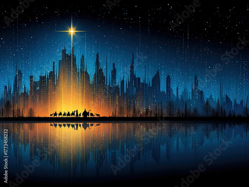 religious Christmas border