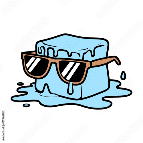 melting ice character